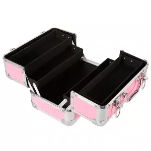 Trimväska Rosa med aluminiumdetaljer