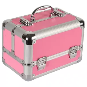 Trimväska Rosa med aluminiumdetaljer