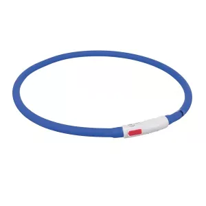Trixie Blinkhalsband LED med USB-laddare - blå
