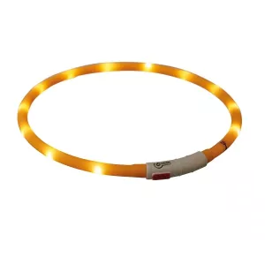 Trixie Blinkhalsband LED med USB-laddare - röd