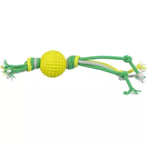 Trixie Boll med rep - hundleksak