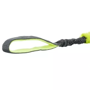 Trixie Bungee Tugger limegrön gummiring med expander - hundleksak