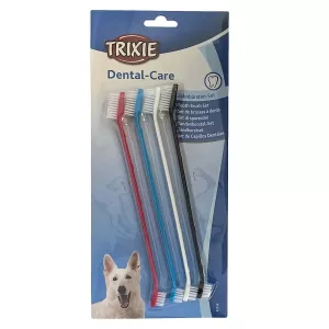 Trixie Dental dubbelsidig tandborste - 4-pack