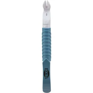 Trixie fästingpenna, fästingplockare med led-lampa, petroleum vit