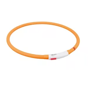 Trixie Blinkhalsband LED med USB-laddare - orange