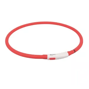 Trixie Blinkhalsband LED med USB-laddare - röd