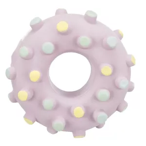 Trixie Junior Tuggring med taggar lila 8 cm