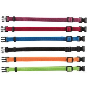 Trixie Junior valphalsband 6-pack, olika färger. Halsband för märkning av valpar.