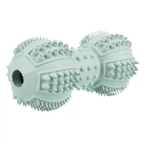 Trixie Junior mintgrön hantel i naturgummi - hundleksak