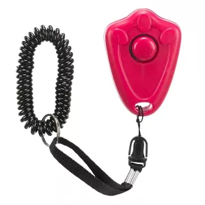 Trixie Klicker med armband - röd