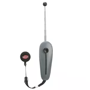 Trixie Klicker med teleskopisk target stick - grå