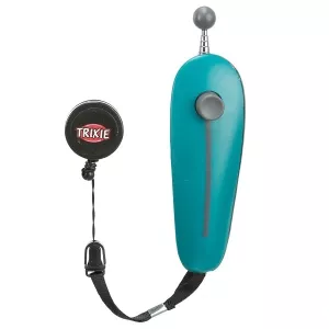 Trixie Klicker med teleskopisk target stick - petroleum
