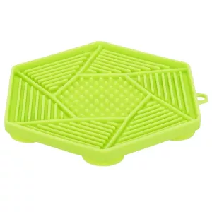 Trixie Lick'n'snack aktiveringplatta för hund. Aktiveringsplatta i limegrön silikon 17 cm.