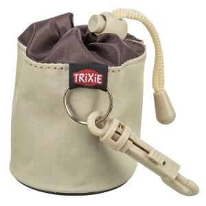 Trixie Mini godisväska för belöningsgodis till hund, beige / brun
