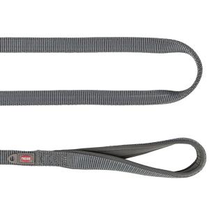 Trixie Premium hundkoppel i grafitgrå nylon, längd 180 cm. Finns i tre bredder.