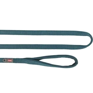 Trixie Premium hundkoppel i petroleumfärgad nylon, längd 180 cm. Finns i tre bredder.