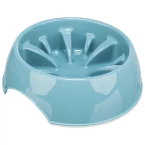 Trixie Slow feed hundskål 1,4 liter - blå