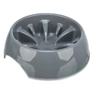 Trixie Slow feed hundskål 1,4 liter - grå