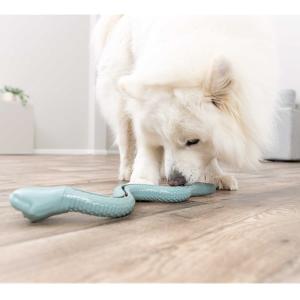 Trixie Snacksorm aktivitetsleksak för hund, grågrön längd 42 cm