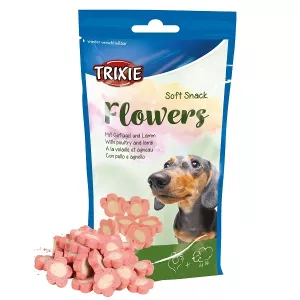 Trixie Soft Snack Flowers hundgodis med lamm och fågel 75 g