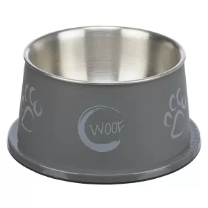 Trixie Spanielskål med mönster - grå