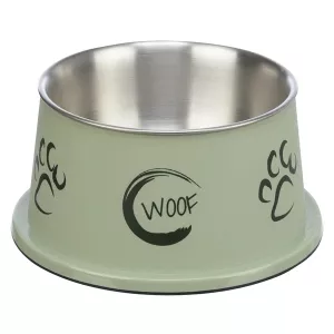 Trixie Spanielskål med mönster - grön