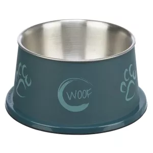 Trixie Spanielskål med mönster - petroleum