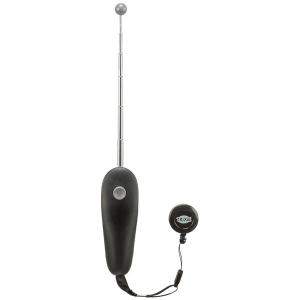 Trixie target stick med klicker med bältesclips, svart