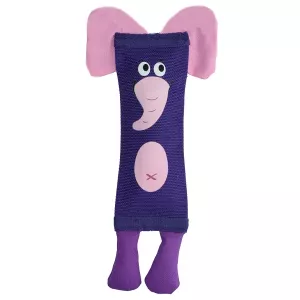 Hozies Trixie Trumpet lila 32 cm - flytande hundleksak av brandslang