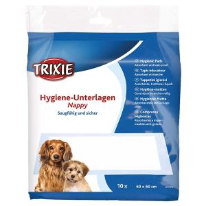 Trixie högabsorberande valpmatta, kisskydd för hund. 10-pack 60x60 cm.
