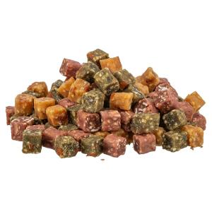 Trixie Vegan cubes hundgodis, veganskt belöningsgodis med frukt och vegetabilier, 100 g.