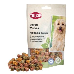 Trixie Vegan cubes hundgodis, veganskt belöningsgodis med frukt och vegetabilier, 100 g.