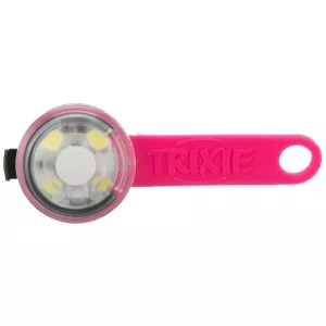 Trixie Flasher lampa med USB-laddare - rosa