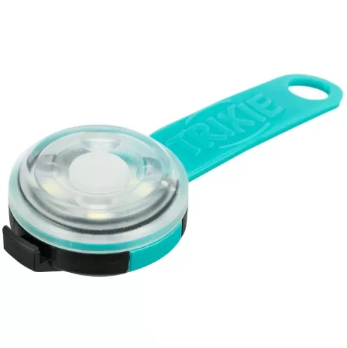 Trixie Flasher lampa med USB-laddare - turkos