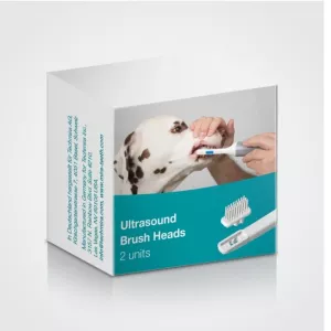 Enkelt borsthuvud till CleanyTeeth ultraljudstandborste - 2-pack