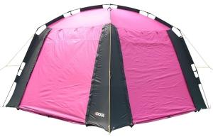 Utställningstält för hundutställningar och agilitytävlingar. Rosa / svart 3x3 meter.