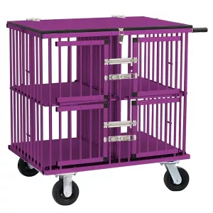 Utställningsvagn Aluminium 4 dörrar - Lila