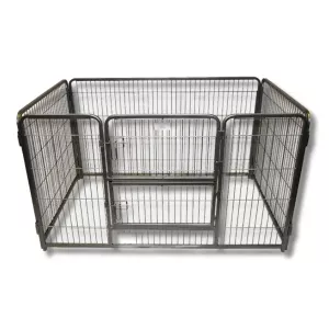 4Dogs Valphage Stål 72 cm - utbyggbar