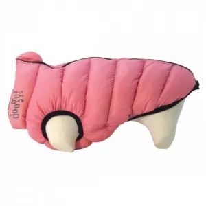 Lighty vändbart hundtäcke - grå/rosa