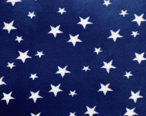 Vetbed hundfäll mörkblå med vita stjärnor. Gummerad baksida. Finns i tre storlekar.