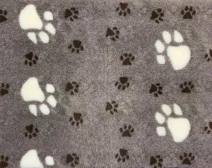 Vetbed Bigfoot Brun - Vita stora tassar