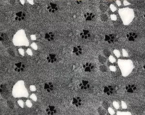 Vetbed Bigfoot Grå - Vita stora tassar