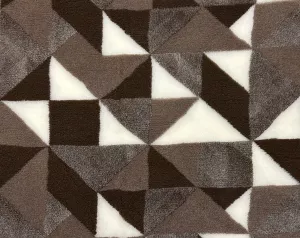 Vetbed Kalejdoskop - Mörkbrun/ljusbrun/vit