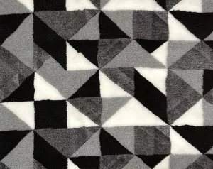 Vetbed Kalejdoskop - Svart/grå/vit