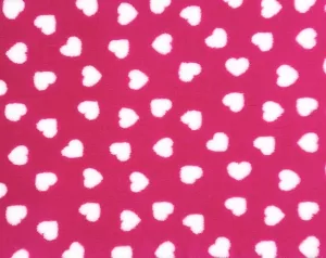 Vetbed Rosa - Vita hjärtan