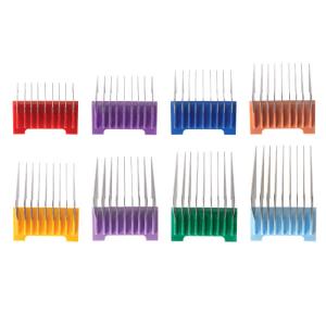 Wahl Distanskammar i rostfritt stål slide-on för trimmers. 8-pack, längd 3-25 mm.