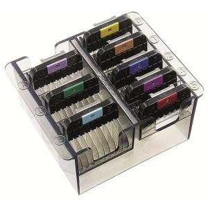 Wahl Distanskammar rostfritt stål snap-on. Set med 8 st, lämnar 3-25 mm.