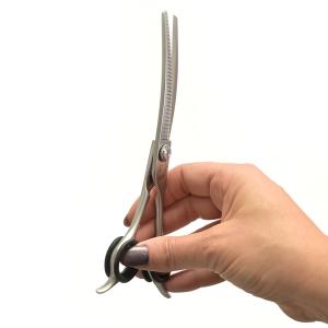 Yento Tanto Böjd effileringssax, ergonomisk hundsax. 7 tum, 35 tänder.