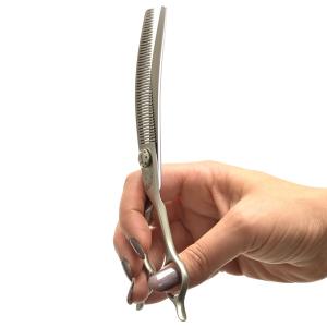 Yento Tanto Böjd effileringssax, ergonomisk hundsax. 7 tum, 46 tänder.