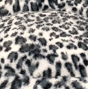 Hundbädd Leopard - Grå/vit/svart